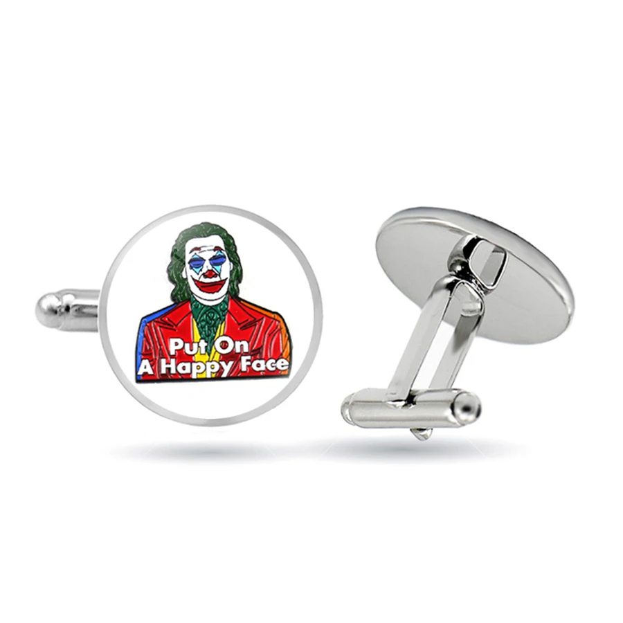 Новые запонки Джокер ужас Стивен Кинг это мы все плаваем здесь Pennywise отряд