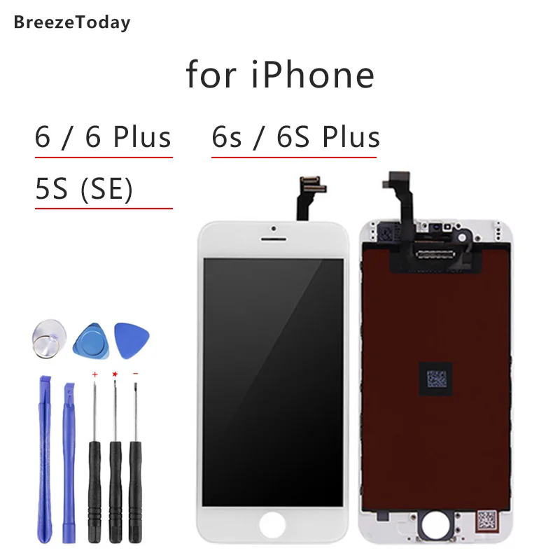 ЖК-экран для мобильного телефона, дисплей для iPhone 6, экран 6, ЖК-5S, экран 6 Plus, экран 6 S Plus, экран 6 S Plus, экран SE, ЖК-дисплей