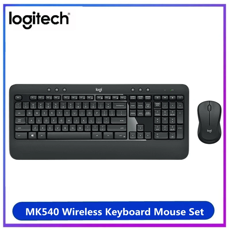 Logitech Mk540 Wireless Keyboard Mouse Combos With Unifying Usb Receiver  Mice Keys Set For Pc Laptop Office Business Game - Keyboard Mouse Combos -  AliExpress