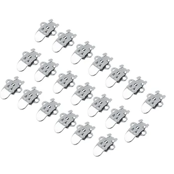 

20PCS/Set Blank Stainless Steel Flower Shoes Clips On Findings Silver Color DIY Craft Buckles 2017 Worldwide sale DropShipping