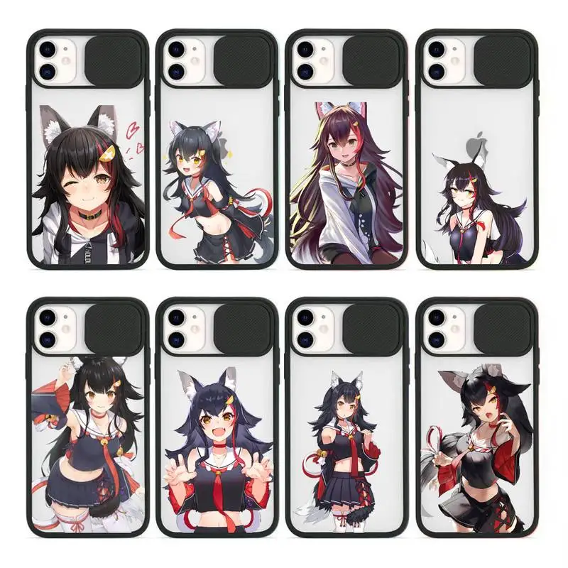 Чехол для телефона ookami mio hololive sexy fox girl прозрачный iPhone 7 8 11 12 se 2020 mini pro X XS XR MAX Plus |