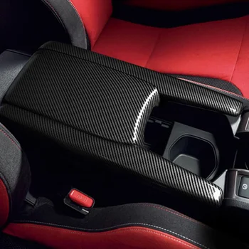 

Parts Armrest box cover Accessories Exterior Mouldings ​3 Pcs/set Carbon Fiber