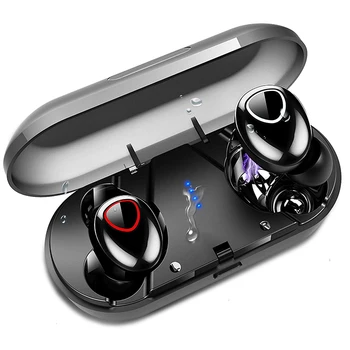 

Wireless bluetooth headset IPX5 Waterproof TWS Earphone Sport Noise Cancelling HIFI stereo Earphone For Any cell phone