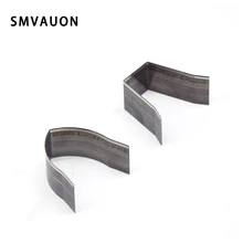 SMVAUON 10 個 DIY 手仕事革ベルト正方形の/V 字型パンチカッター正方形の革エンドカッター革切削ダイベルトヘッド(China)
