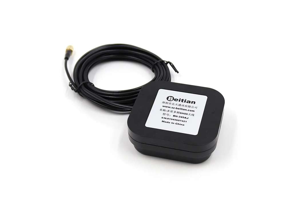 Новая высокоточная gps GNSS антенна, RTK gps антенна, 3,0 V-18,0 V, магнитное дно, 5,0 m RG174, SMA разъем, IP67 водонепроницаемый, BN-345AJ