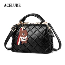 ACELURE сумки через плечо для женщин Повседневный тканый клатч сумка через плечо из искусственной кожи Модные Сумки Роскошные женские сумки bolsa