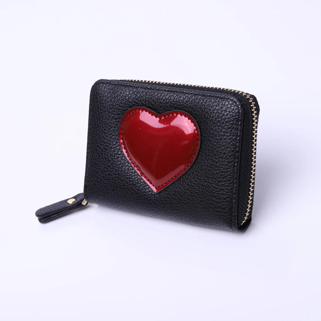

woman wallet leather genuine Wallet Ladies Short Zipper Fashion Wild Multi-card Personality Mini Coin Purse#35