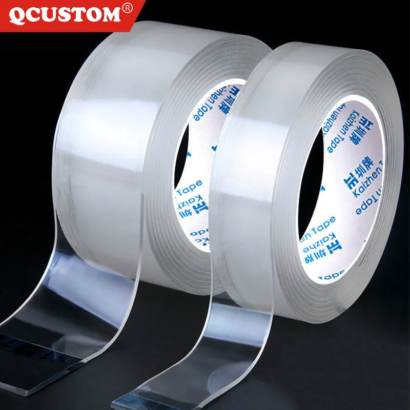 

1/2/3/5m Nano Magic Double-Sided Adhesive Tape Traceless Waterproof Scotch Tape For Bathroom Kitchen Sink Tap Gel Sticker Home