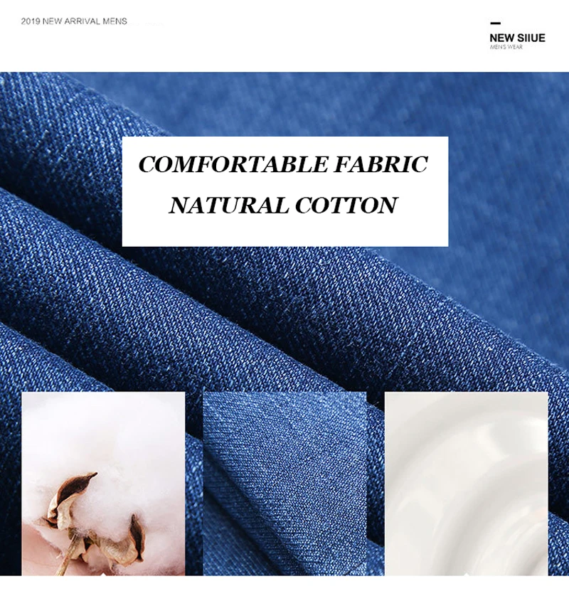 Весна Лето Модные Классические мужские джинсы прямой крой эластичная одежда большого размера повседневные умные джинсы джинсовые брюки простые деловые джинсы мужские