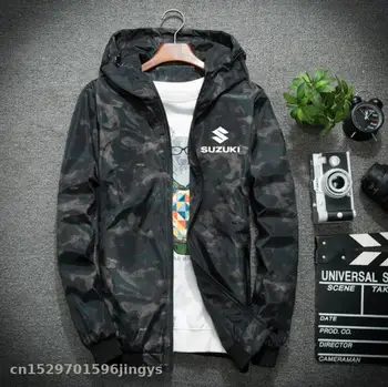 

2020 Motorcycle Jacket Jackets Camouflage Hooded Outdoor Windproof mountain Coats Casual Zip vfg