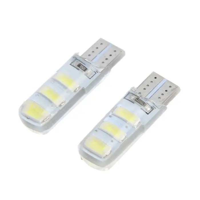 Автолампа светодиодная T10 W5W 12 В 3 Вт 6 SMD-5630 набор 2 шт | Лампы и освещение