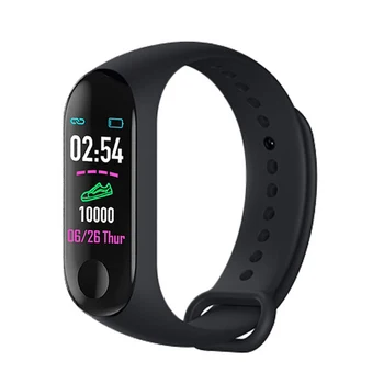 

M3 Plus Smart Band Watch Men Smart Wristband Heart Rate Blood Pressure Watch IP65 Waterproof Wristband Fitness Tracker Watch