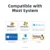 Unnlink KVM Switch USB 3.0 2.0 Switcher С удлинителем 2 ШТ Общий доступ к компьютерам 4 Порта USB Клавиатура Мышь Принтер U Диск