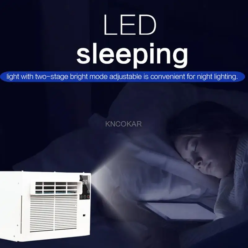 Room Dormitory Portable Air Cooler Remote Control Small Desktop Refrigeration Air Conditioning Fan Panel Air Conditioning