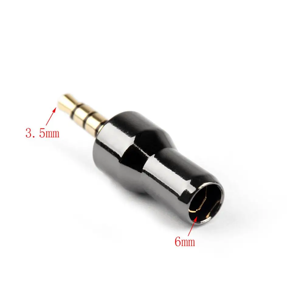 Areyourshop For Budweiser Earphone 10Pcs 3 5mm Stereo 4Pole Male Jack Plug Audio Connector Solder Headphone Adapter