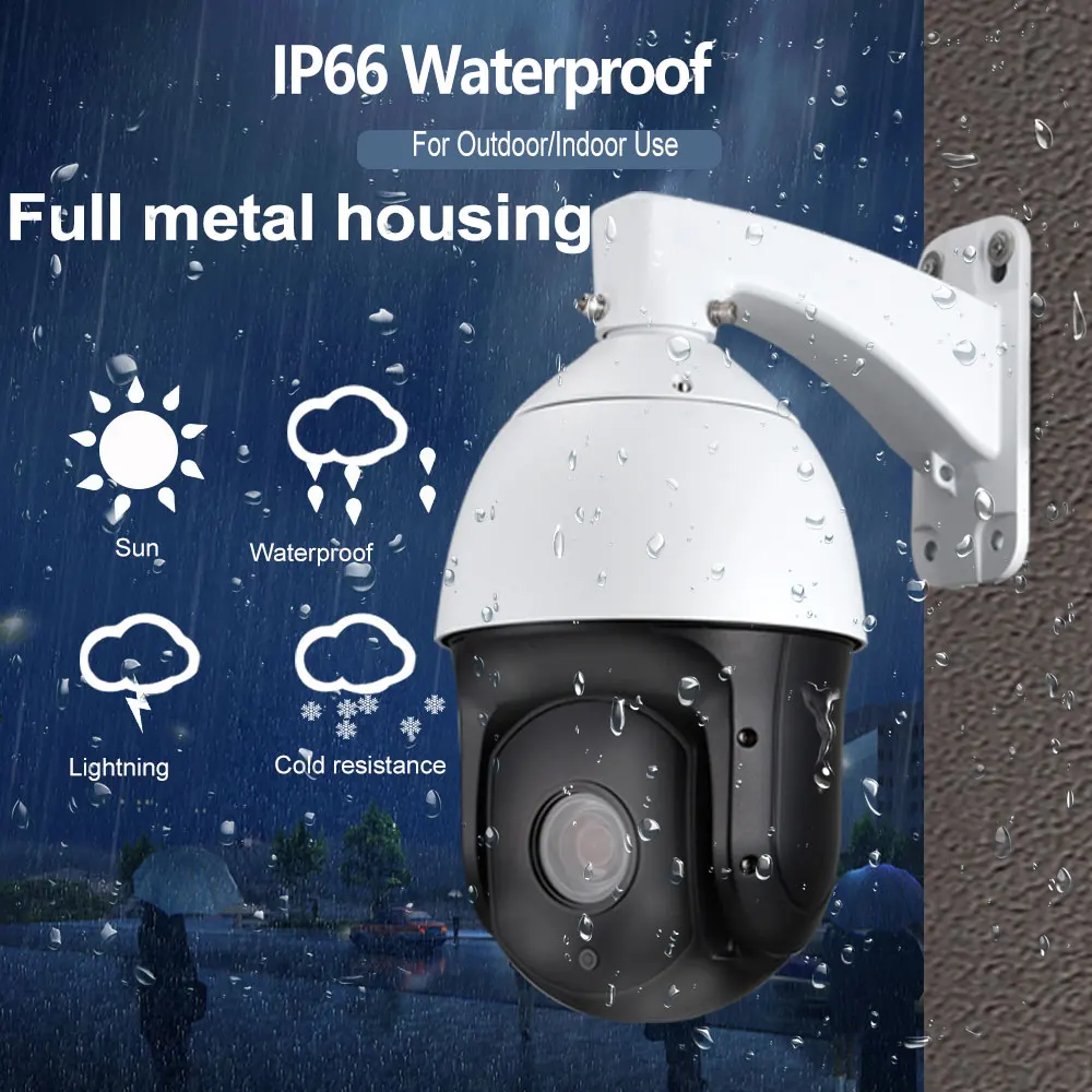 CCTV AHD 1080P 2.0MP 6 &quotВысокоскоростная купольная PTZ камера 20X оптический зум IR 300 м