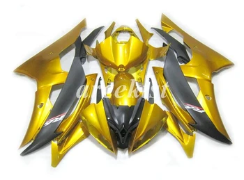 

4Gifts New ABS Injection Mold motorcycle Fairings Fit For YAMAHA YZF-R6-600 2008-2016 08-16 Fairing Bodywork Set Custom Gold