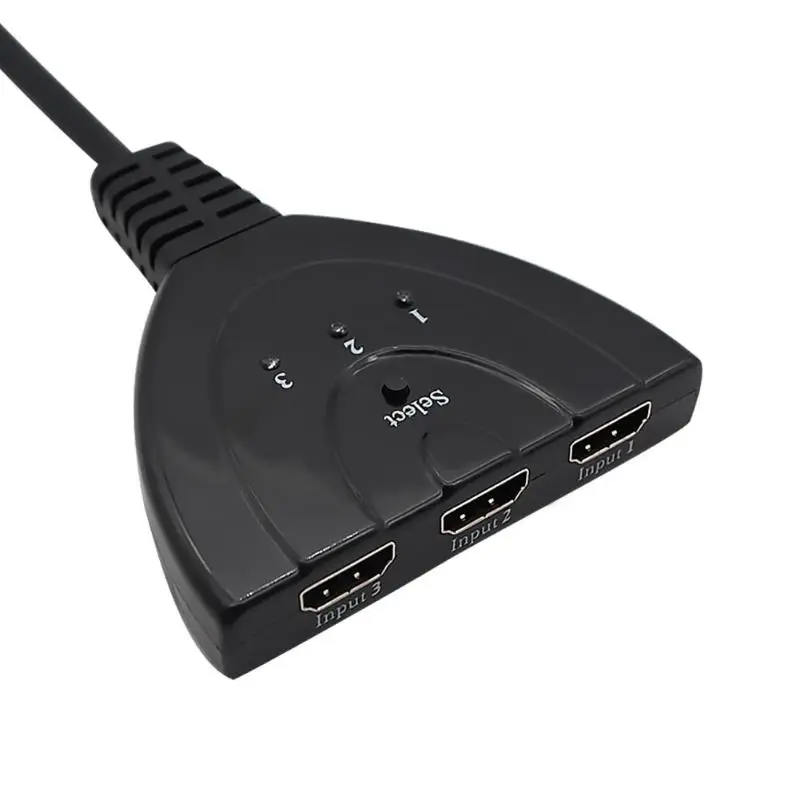 Мини 3 порта Переходник HDMI разветвитель Кабель 1.3b 4K* 2K 1080P Переключатель HDMI 3 в 1 выход порт концентратор для HDTV Xbox PS3 PS4