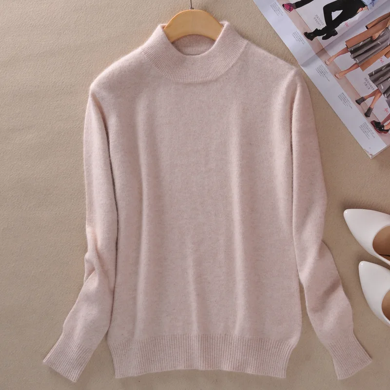 rice camel Lossky свитер женский Pull Femme Топы зима длинный рукав осень зима черный трикотаж осенняя одежда Женский пуловер размера плюс - Цвет: rice camel