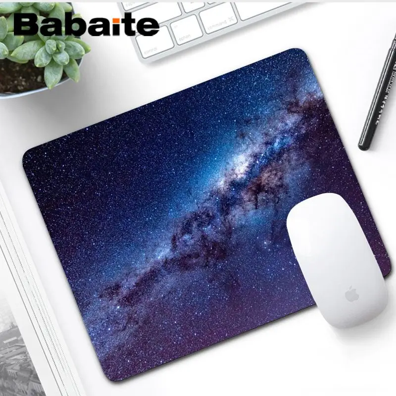 No LockEdge 25x29cm Babaite Нескользящие ПК Вселенная ноутбук Игровые мыши коврик для мыши ноутбук игровой Lockedge мыши коврик для мыши игровой коврик для мыши - Цвет: No LockEdge 25x29cm