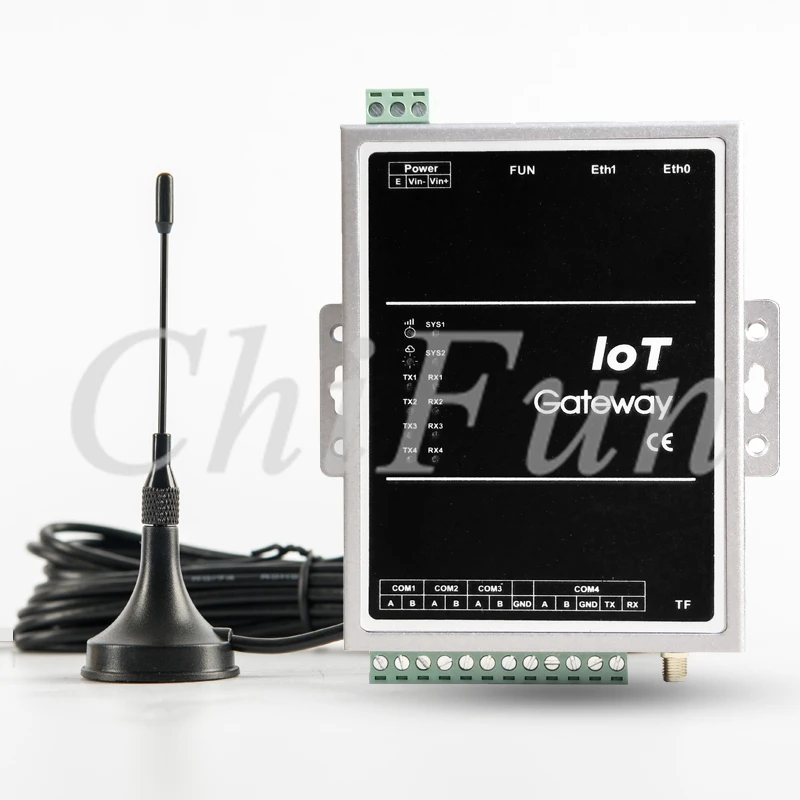 Шлюз для сбора данных IoT 4G поддерживает протоколы Modbus BACnet DLT645 OPCUA MQTT PLC