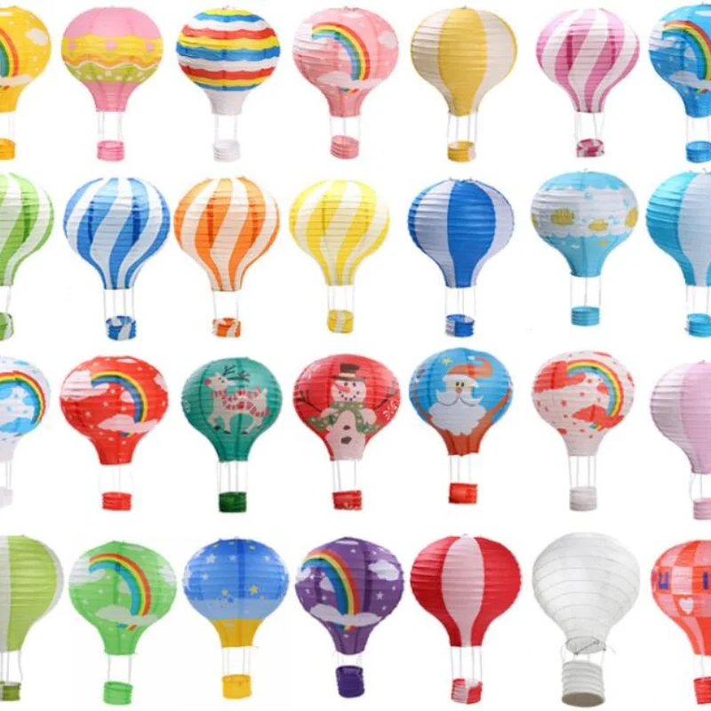 5 pcs 30cm Hot Air Balloon Colorful Party Decorations for Wedding Christmas