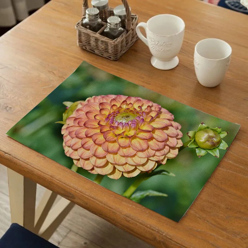 SEAAN цветочный узор Коврик для столового стола коврик для напитков хлопок белье полиэстер подушечки чаша чашки коврики кухонные аксессуары