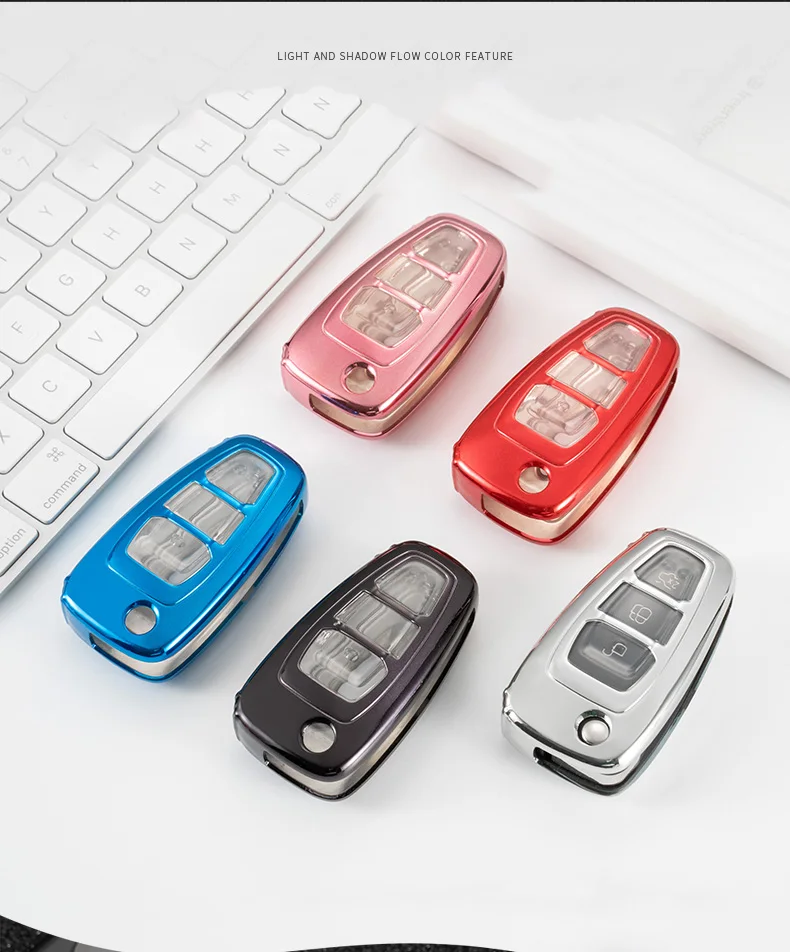 ТПУ автомобильный чехол для ключей с дистанционным управлением Ford Focus Mk1 Mondeo Transit