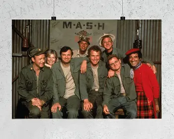 

NJ336 MASH Movie 1970 RARE MASH TV Wall Sticker Silk Poster Art Home Decoration