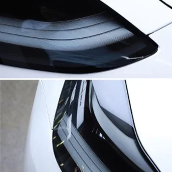 

Smoke Black Headlight Film TPU Sticker For Tesla Model 2016-2019 Wrap 1 Pair