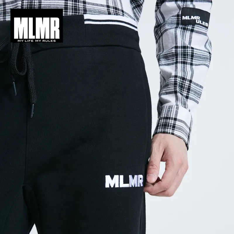 MLMR/зимние мужские флисовые штаны для бега, спортивные трендовые мужские спортивные штаны JackJones, новинка 219114506