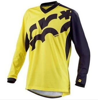 Jersey 03 Футболка с длинным рукавом для горного велосипеда MX DH Mtb, одежда для велоспорта, велосипедная одежда для мотокросса, Майо - Цвет: Jersey 03