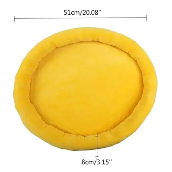 

Dog Snuffle Mat Pizza Shape Sniffing Pad Training Slow Feeding Mat Puzzle Toys H7EA