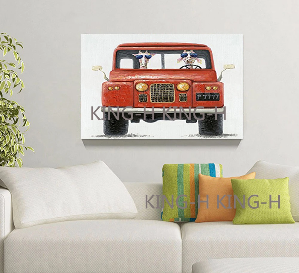 Pintura De Lona Pintada A Mano Arte De La Pared Decoracion Del Coche Decoracion Del Hogar Paisaje Pintura Al Oleo Para Sala De E Painting Calligraphy Aliexpress