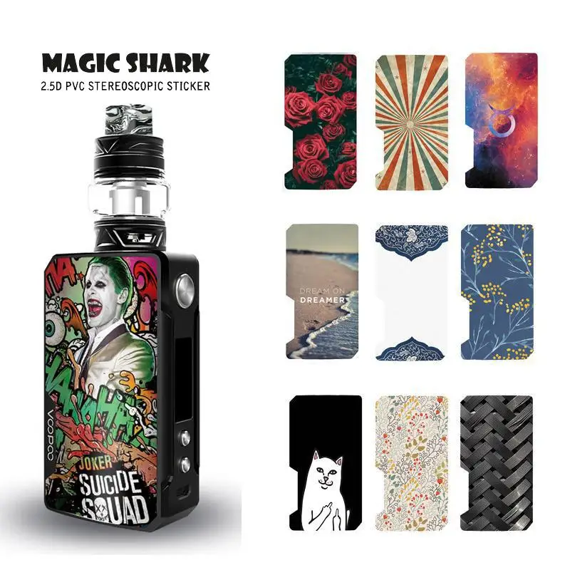 Купить Матовый Чехол-наклейка для Voopoo Drag 2 II из ПВХ с изображением цветов кристаллов | Наклейки для телефонов (1005002934548133)
