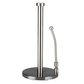 

Stainless Steel Vertical Tissue Holder Plastic Wrap Paper Holders Practical Tissue Support Kitchen Paper Stand