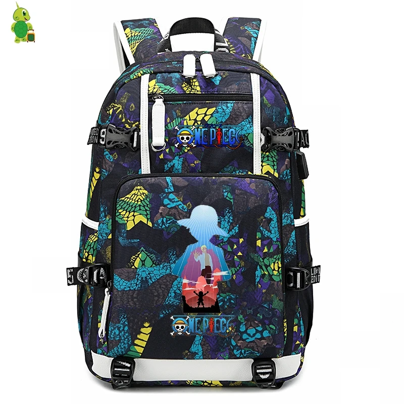 Mochila Аниме One Piece Luffy рюкзаки школьные сумки для девочек подростков женский рюкзак