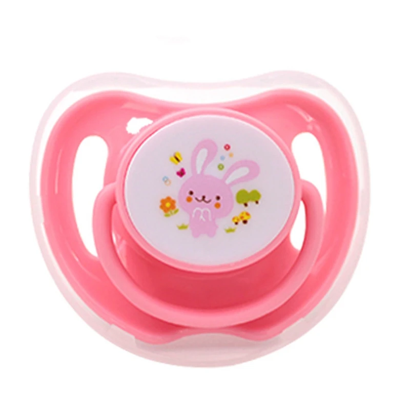 PK2 flat nipple 1 шт., силиконовая Детская Соска-пустышка для младенцев, Соска-пустышка для малышей, силиконовая соска для новорожденных - Цвет: PK2 flat nipple