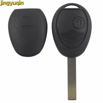 

Jingyuqin 2 Buttons Uncut Blade Remote Car Key Case Shell Fob Key Cover For BMW Mini Cooper R50 R53 Alarm Systems Security