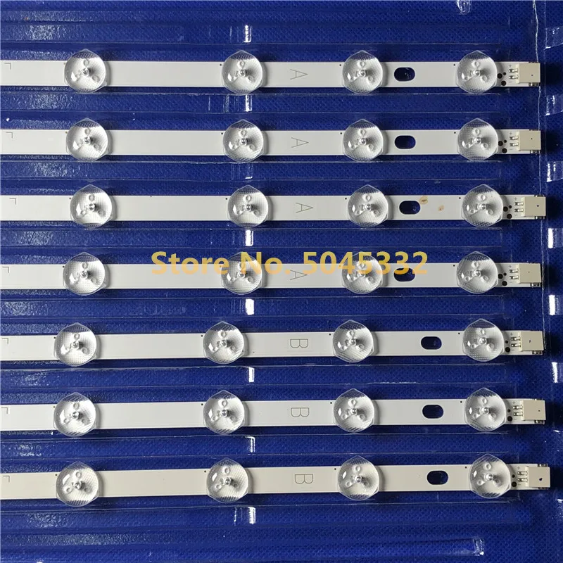 7 шт. светодиодный подсветка полосы 9 лампа для Pana sonic 50 ''NDV REV1.1 tv A B HITACHI 50HYT62U TX-50A300B VES500UNDA VES500UNDC-2D-N01