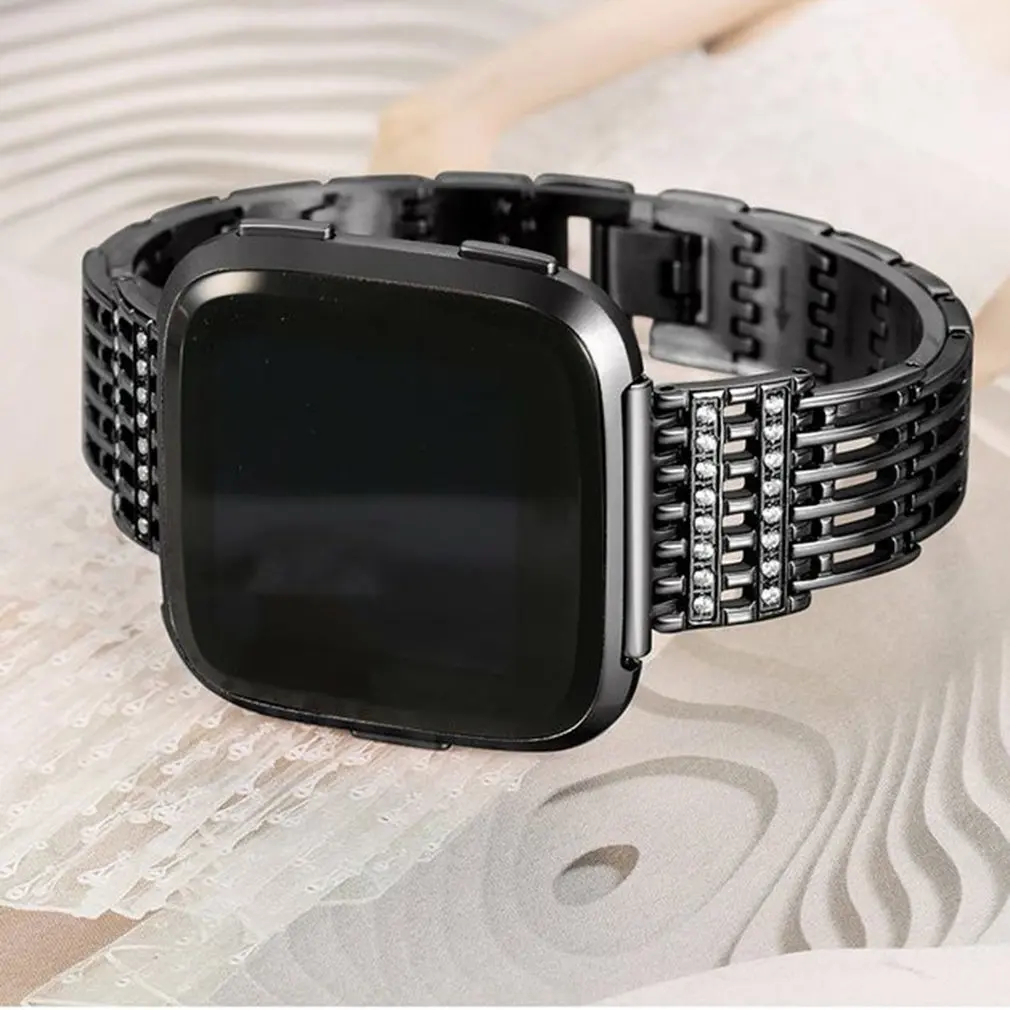 Браслет совместим с Fitbit Versa тканый металлический браслет часы специальное издание замена Браслет Классический квадратный