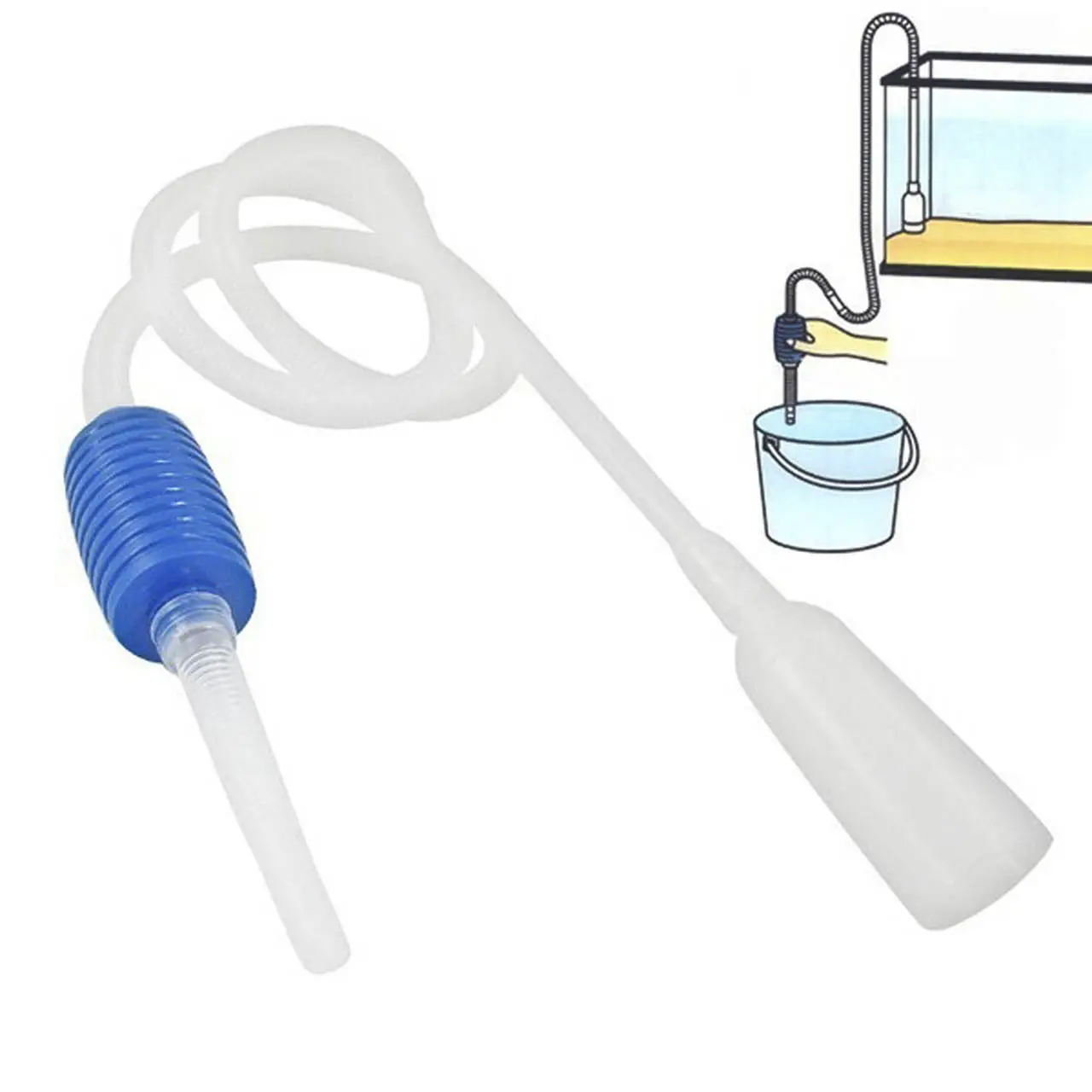 Аквариумный фильтр для воды инструмент для аквариума гравий вакуум очиститель для очистки сифонный насос сменный инструмент для очистки воды