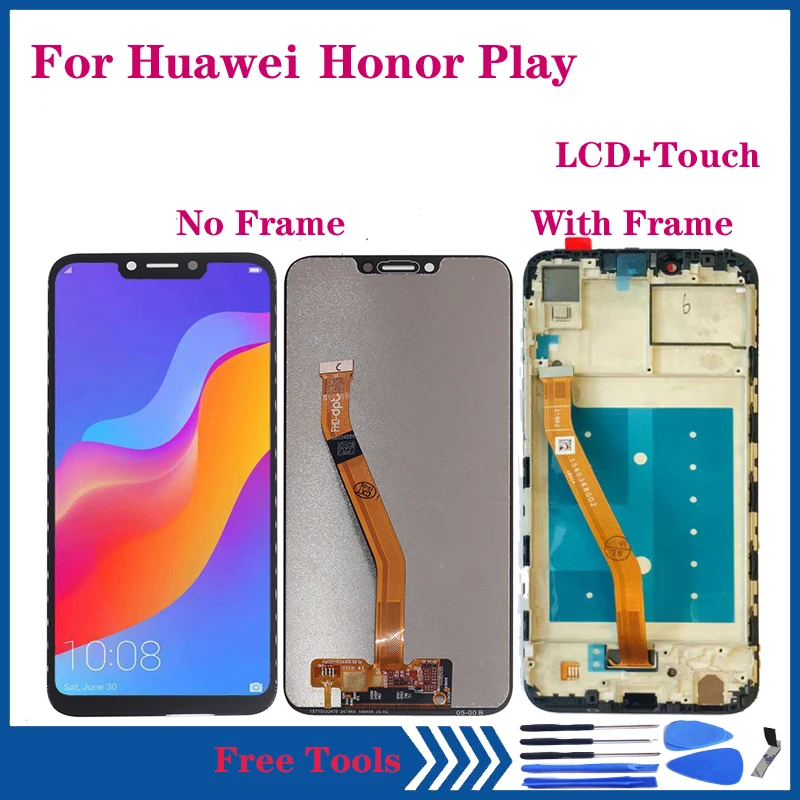 

high quality Display For Huawei Honor Play COR-L29 LCD Display Touch Screen Digitizer Assembly For honor play screen Glass kit