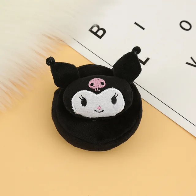 Cartoon Plush Coin Purse Sanrio My Melody Cinnamoroll Kuromi Mini Soft Stuffed Purse Anime Kawaii Cute Plushie Doll Girls Toys 2