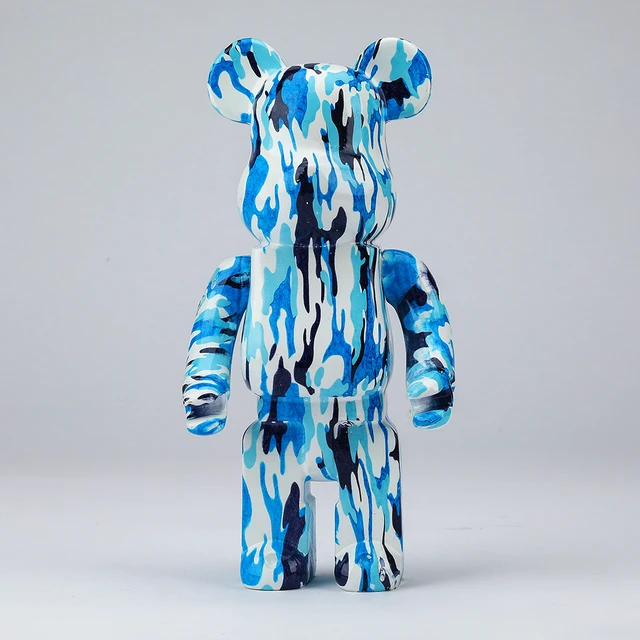 Figurines For Interior 28Cm Bearbrick  400% Be@rbrick  Games Home Decoration Desk Accessories Luxury Living Room Decoration New X-12