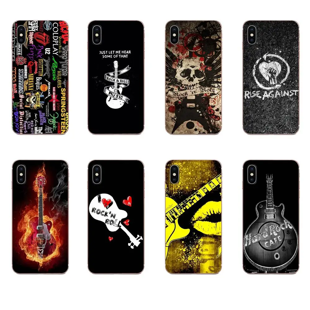 Мягкие чехлы Love Rock Roll для Samsung Galaxy Note 8 9 10 Pro S4 S5 S6 S7 S8 S9 S10 S11 S11E S20 Edge Plus Ultra|Бамперы| |