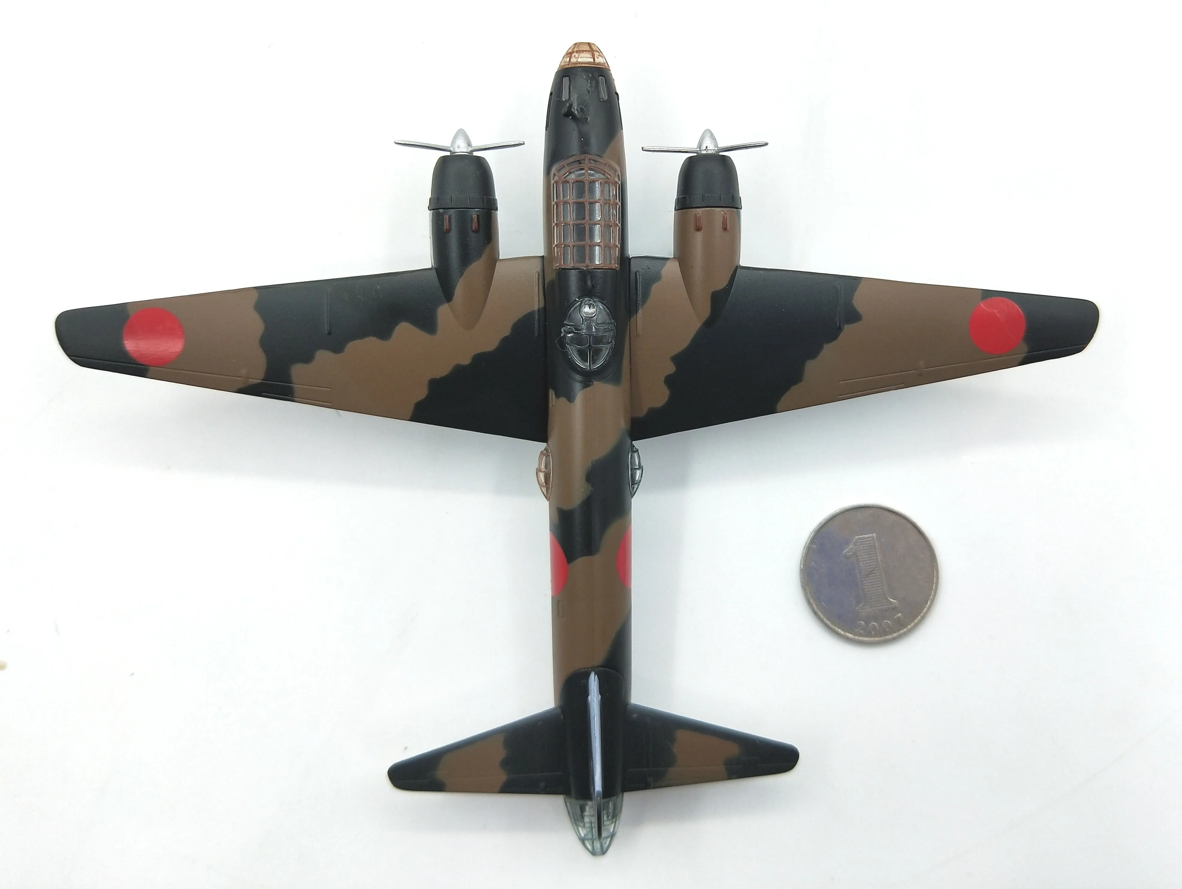 1/144 Второй мировой войны Япония G4M бомбардировщик 1941 сплав моделирование готовой модели продукта