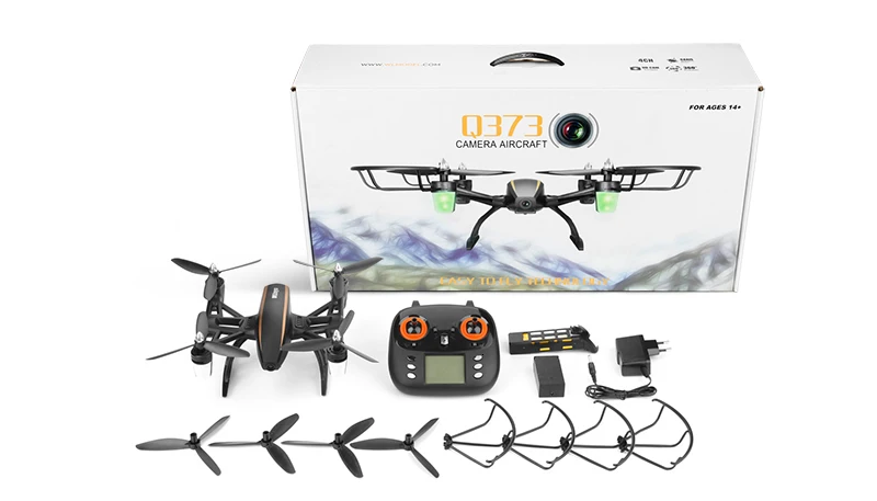 WLtoys Q373 Радиоуправляемый Дрон с щеточным мотором 3D 4G режим 4CH 6 осевой трюк Радиоуправляемый квадрокоптер воздушный танцор самолет RTF с Wifi камерой игрушки