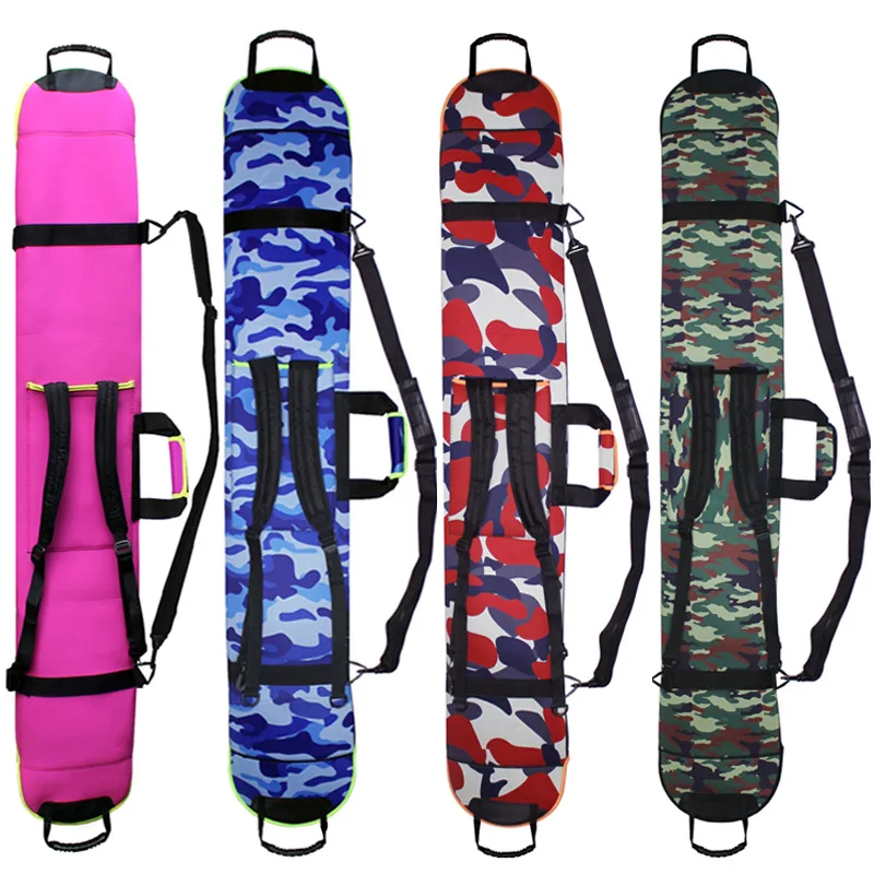 

Ski Bag Thick Water Resistant Bag Protective Cover Carry Bags Hand Carrier With Single / Double Shoulder Strap For Snowboarding