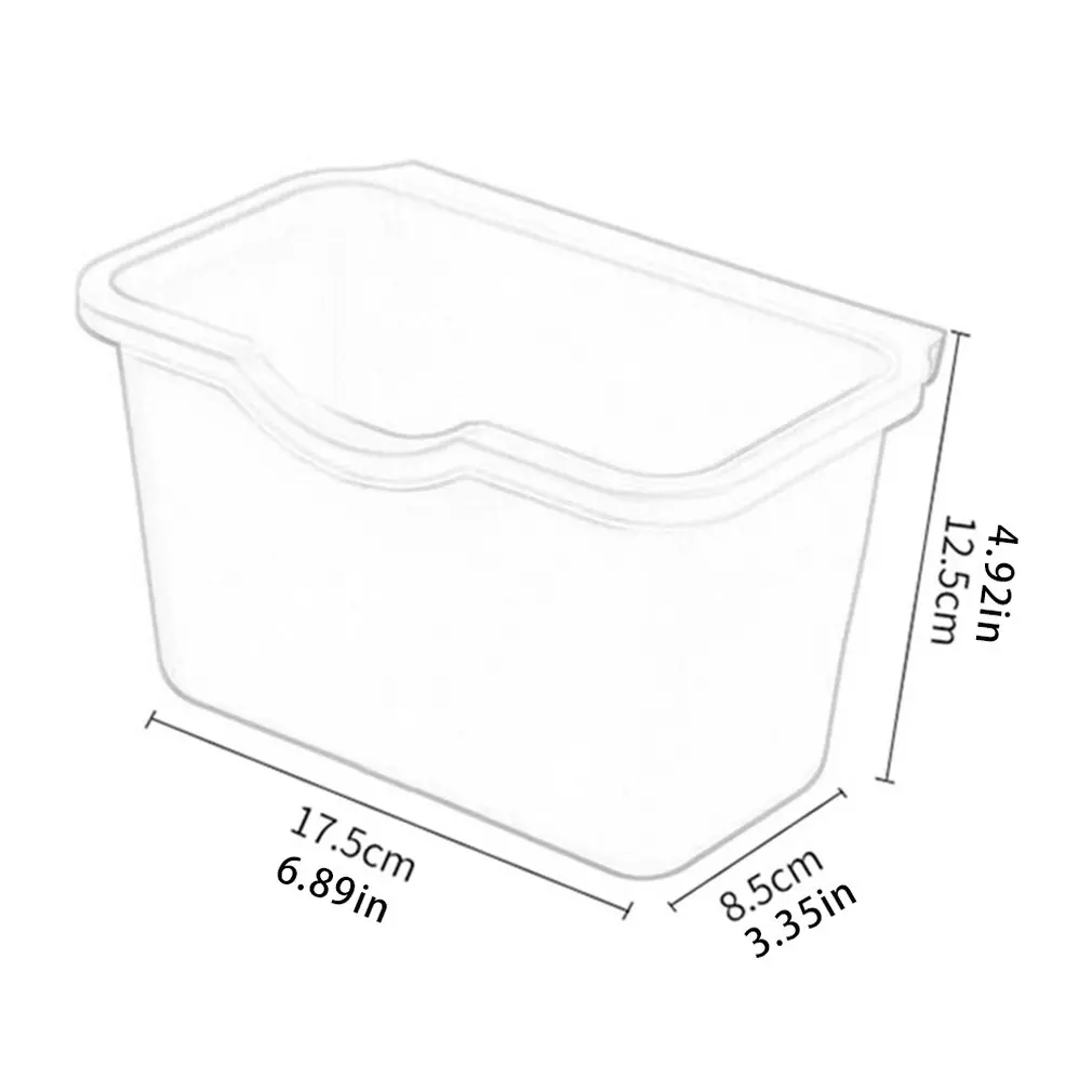

Creative Kitchen Cabinet Door Hanging Trash Can Plastic Vegetable Food Garbage Storage Box Home Storage Supplies
